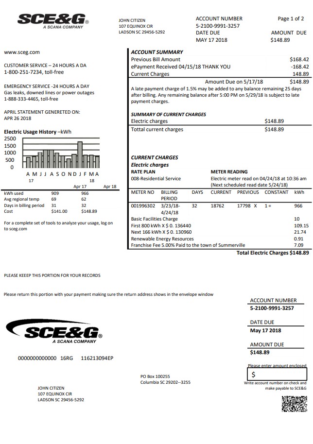  Minol USA business utility bill 